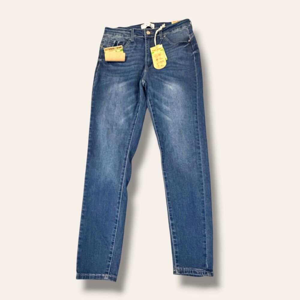 Wax Jean Jeans Womens 11/30 High Rise Sustainable Denim Medium Wash - Picture 2 of 10